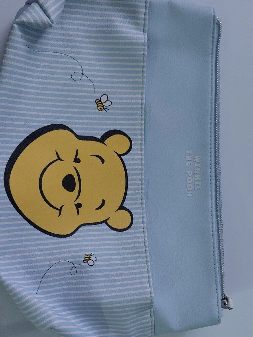 Winnie the Pooh Blue Stripe Cosmetic Pouch Set